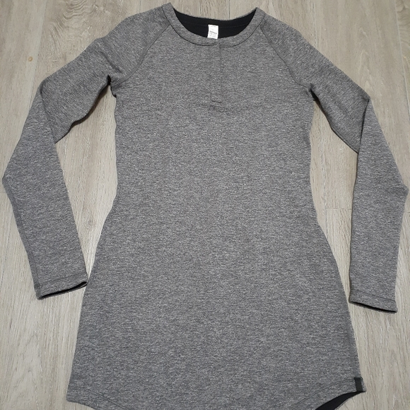 Ivivva Other - Ivivva by Lululemon Set To Go Reversible Heather Grey/Black Shirt Dress Girls 12